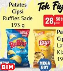 RUFFLES SADE PATATES CİPSİ RUFFLES SADE PATATES CİPSİ